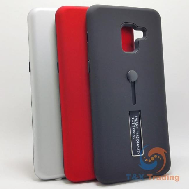 Samsung Galaxy A8 Plus 2018 - I Want Personality Not Trivial Case with Kickstand Color