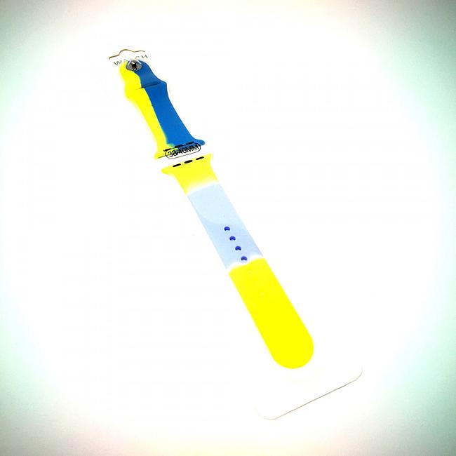 Apple iWatch 42mm / 44mm / 45mm / 49mm / 46mm ( Series 10 ) - Smart Watch COLOR Series Silicone Band  Strap  (Mix Colors)