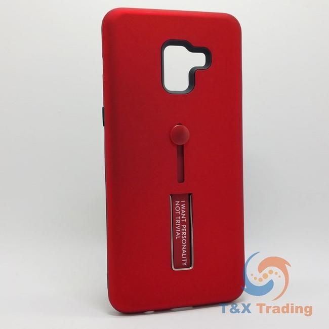 Samsung Galaxy A8 Plus 2018 - I Want Personality Not Trivial Case with Kickstand Color