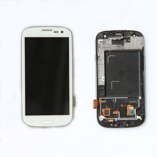 Lcd digitizer assembly with frame for Samsung S3 i747 T999