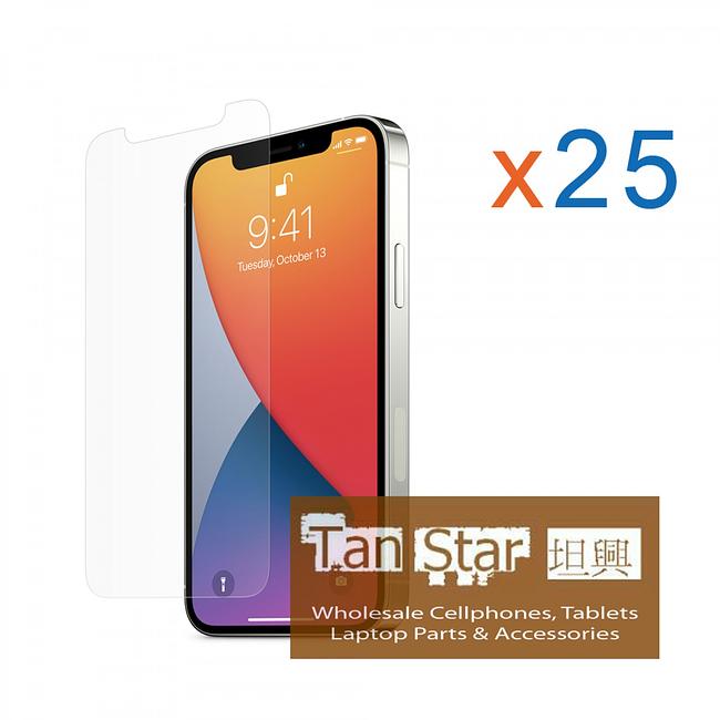 Apple iPhone 13 Pro Max   / 14 Plus / 14 Pro Max Bulk (25Pcs) Tempered Glass Screen Protector