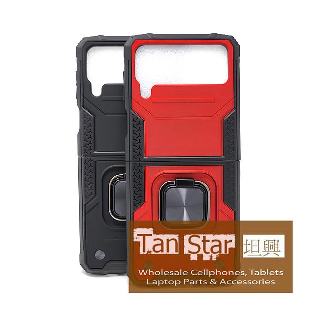 Samsung Galaxy Z Flip 3 / 4 - Transformer Magnet Enabled Case with Ring Kickstand