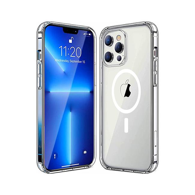 Apple iPhone 13 Pro Max - Reinforced Corners Silicone Phone Case with Wireless Charging