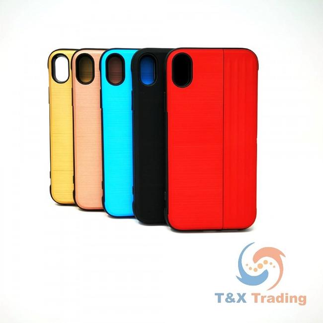 Apple iPhone XS Max - Long Kickstand Credit Card Holder Case