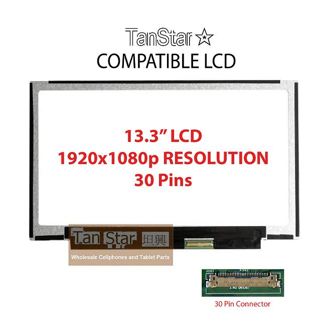 13.3" Laptop LCD Screen 1920x1080p 30 Pin [TSTPC13.3-03]
