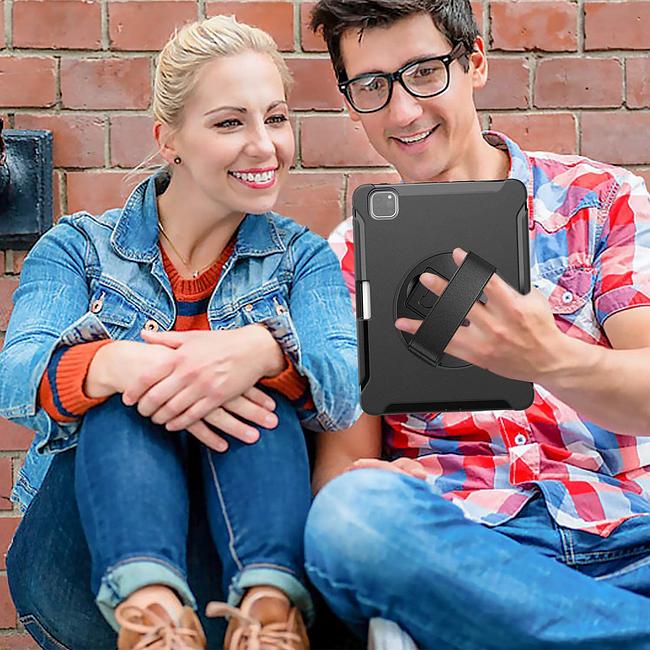 Apple iPad Pro 11" 1st / 2nd Gen / 3rd Gen / 4th Gen - Heavy Duty Shockproof Rotatable Case with Kickstand