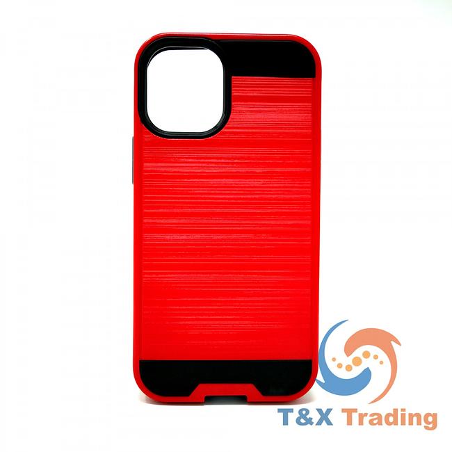 Apple iPhone 13 - Slim Sleek Brush Metal Case