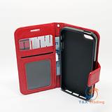 Apple iPhone 5G / 5S / SE - Book Style Wallet Case with Strap