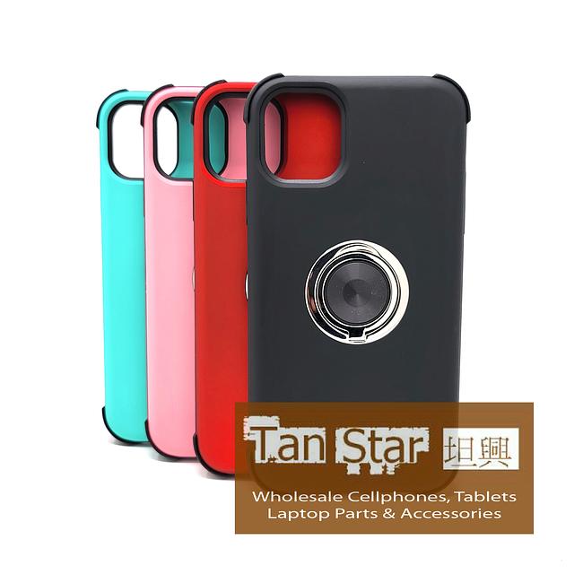 Apple iPhone 13 Pro - Silky Soft Magnet Enabled Case with Ring Kickstand