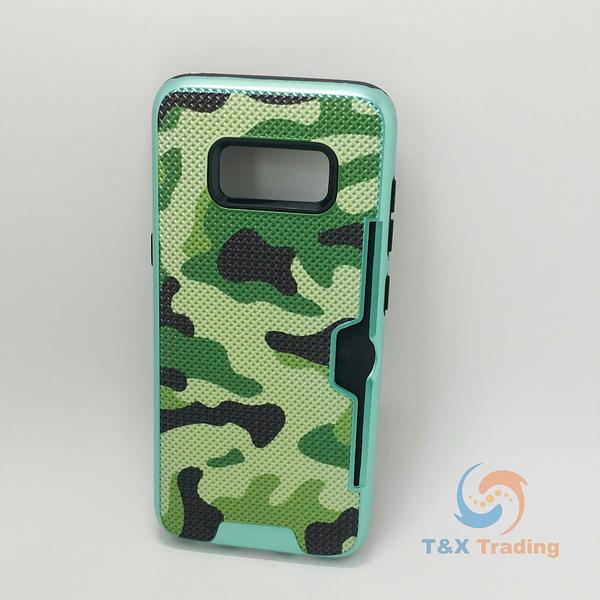 Samsung Galaxy S8 - Military Camouflage Credit Card Case