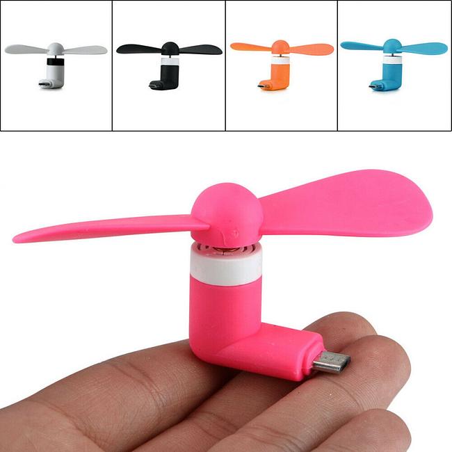 Micro USB Fan (Mixed Colors)