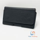 Leather Holster Pouch For Cell Phone with Belt Clip and Magnetic Closing