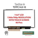 14.0" Laptop LCD Screen + Touch Screen 1366x768p 40 Pins [TSTPC14.0-10]