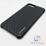 Apple iPhone 6 Plus / 6S Plus / 7 Plus / 8 Plus - WUW Black Carbon Fiber Case