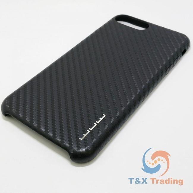 Apple iPhone 6 Plus / 6S Plus / 7 Plus / 8 Plus - WUW Black Carbon Fiber Case