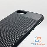 Apple iPhone 7 Plus / 8 Plus - WUW Black Fabric Coated Hard Case