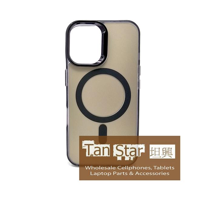 Apple iPhone 15 - MAGNETO Chrome Edge Magnet Ring Silicone Case