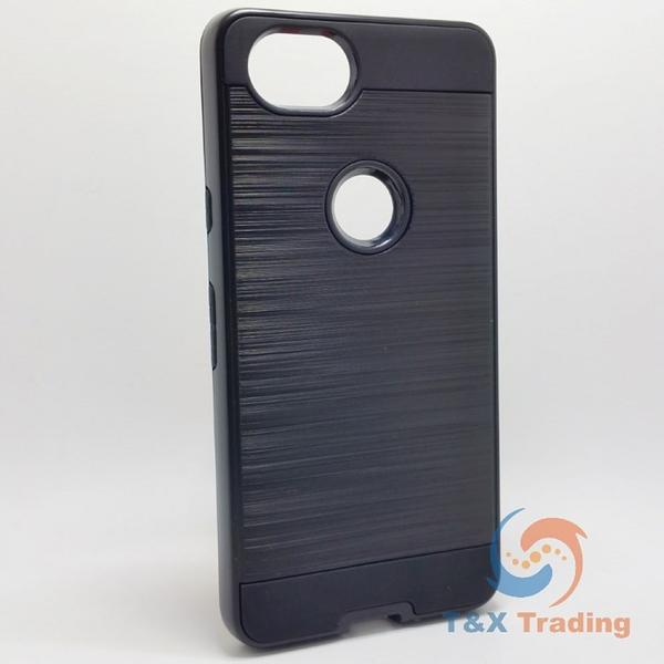 Google Pixel 2 - Slim Sleek Brush Metal Case