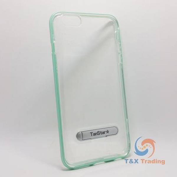 Apple iPhone 6 / 6S - TanStar Aluminum Bumper Frame Case with Kickstand