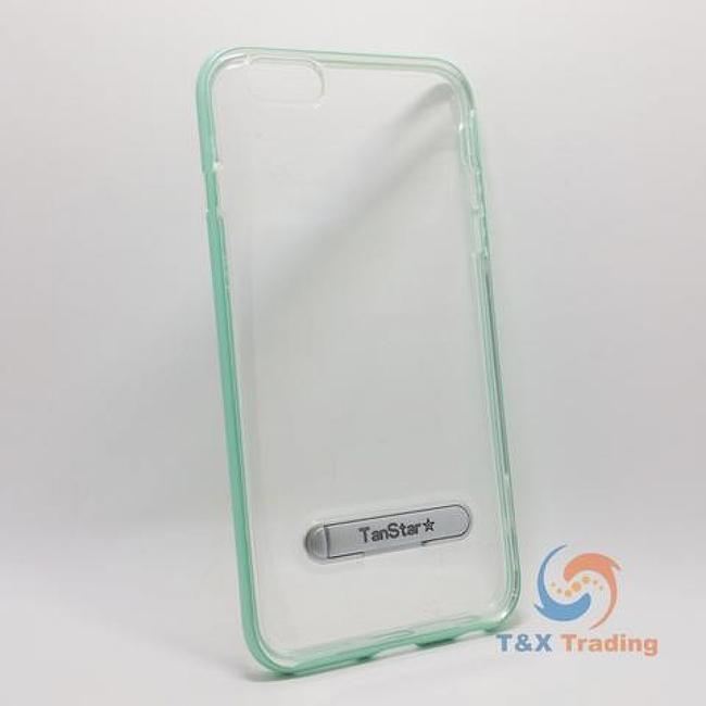 Apple iPhone 6 / 6S - TanStar Aluminum Bumper Frame Case with Kickstand