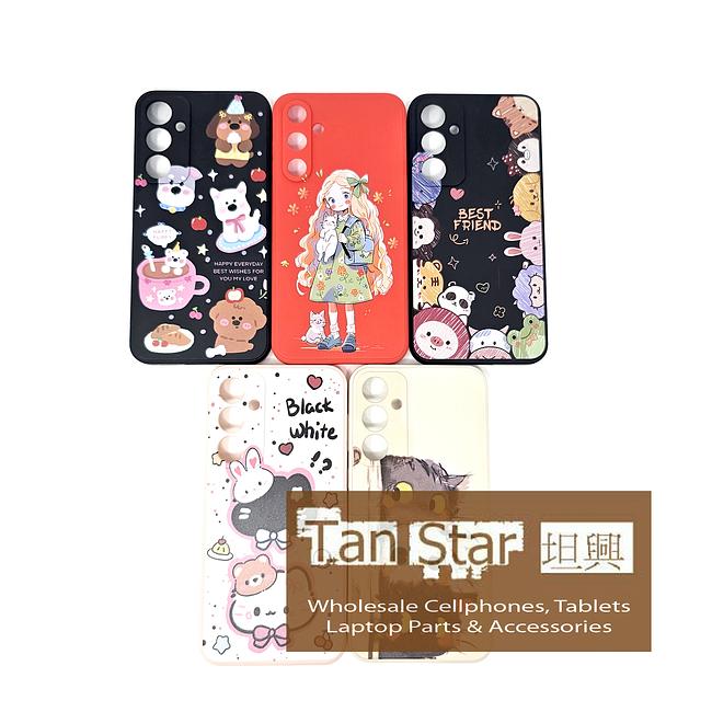 Apple iPhone 15 Plus - Mixed Printed Designs Silicone Phone Case