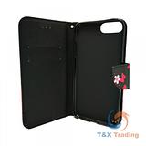 Apple iPhone 6+ / 6S+ / 7+ / 8 Plus - Book Style Wallet Case with Design