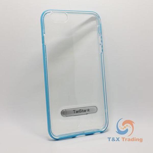 Apple iPhone 6 / 6S - TanStar Aluminum Bumper Frame Case with Kickstand