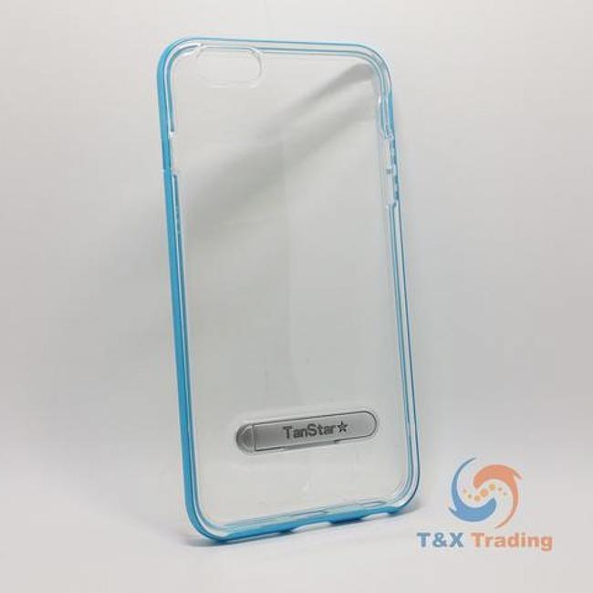 Apple iPhone 6 / 6S - TanStar Aluminum Bumper Frame Case with Kickstand