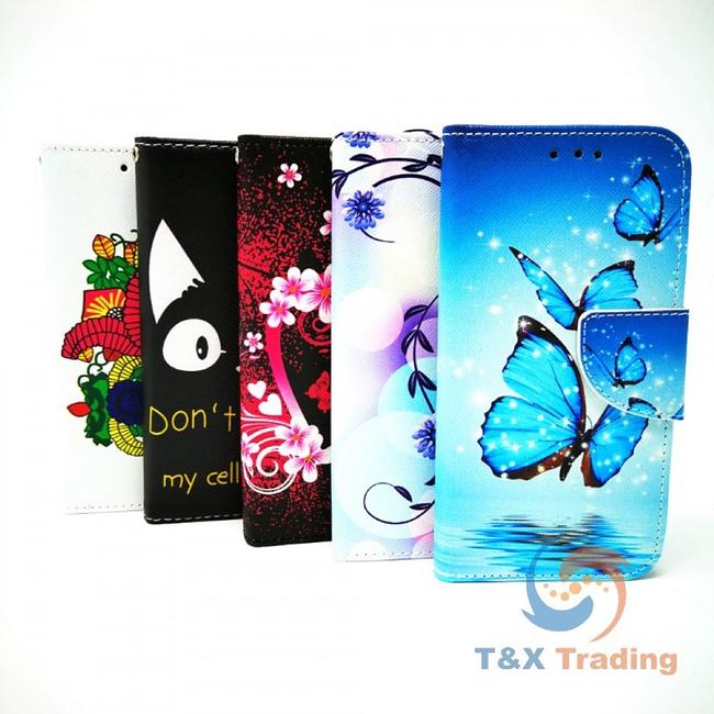 Apple iPhone 6+ / 6S+ / 7+ / 8 Plus - Book Style Wallet Case with Design