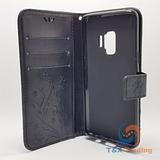 Samsung Galaxy S9 - Butterfly Book Style Wallet Case with Strap