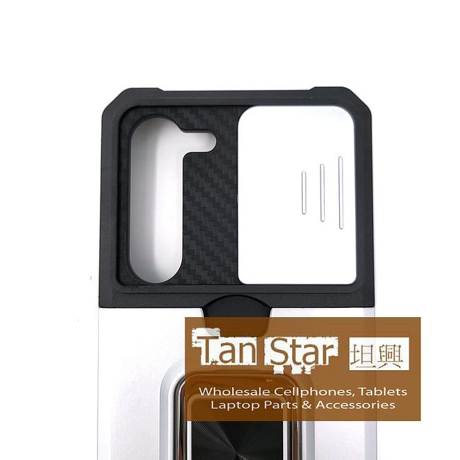 Samsung Galaxy S25 FE - Secure Card Holder Magnet Enabled Case with Ring Kickstand