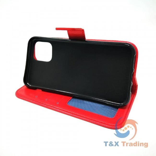 Apple iPhone 11 - Book Style Wallet Case with Strap