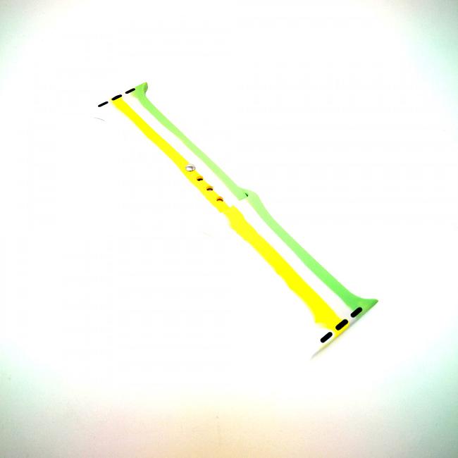 Apple iWatch 38mm / 40mm / 41mm / 42mm ( Series 10 ) - Smart Watch COLOR Series Silicone Band  Strap  (Mix Colors)