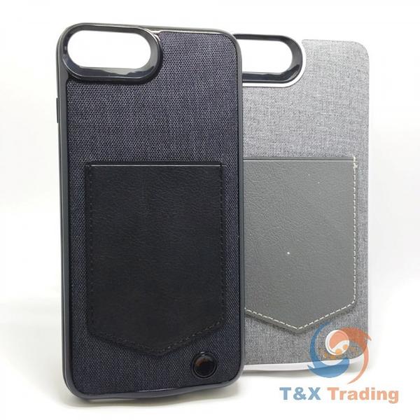 Apple iPhone 6 Plus / 6S Plus / 7 Plus / 8 Plus - WUW Backup Power Bank Case with Credit Card Holder