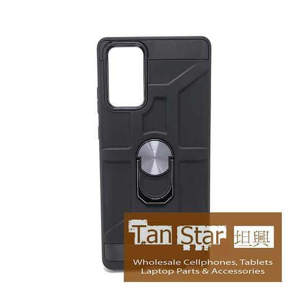 Samsung Galaxy Note 20 - Golem Dual Layered Magnet Enabled Case with Ring Kickstand