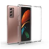 Samsung Galaxy Z Fold 2 - Reinforced Corners Silicone Clear Phone Case