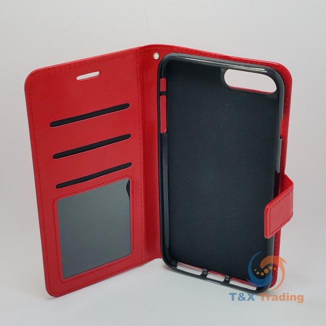 Apple iPhone 6 Plus / 6S Plus - Book Style Wallet Case with Strap