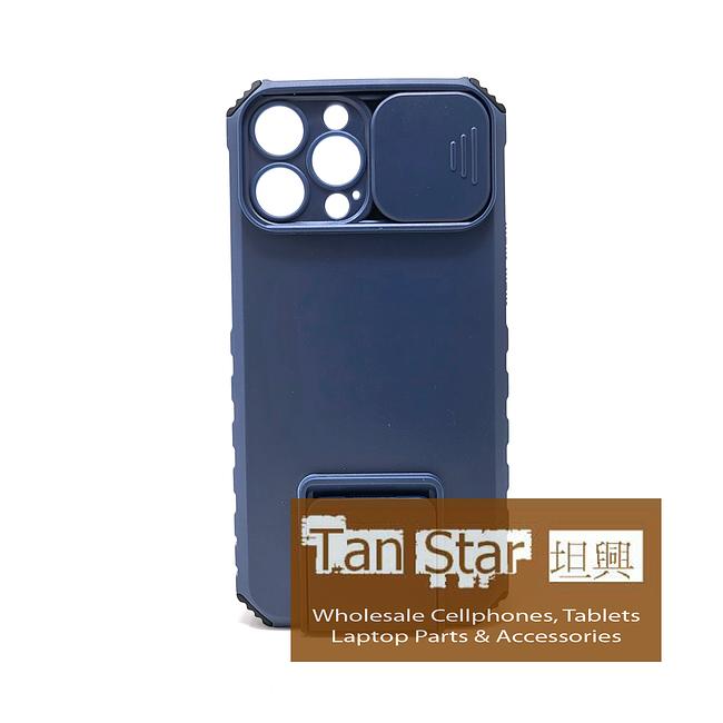 Apple iPhone 14 Pro Max - Stand Up Case with Camera Shield and Kickstand