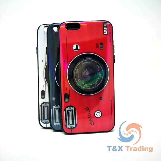 Apple iPhone 7 / 8 - Holographic Camera Case with Pop Socket