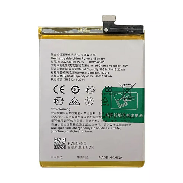 replacement battery BLP765 for OPPO Reno 3 3A A91 Realme 6 6s 6 Pro