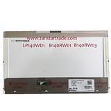 14.0" Laptop LCD Screen 1600x900p Screw on Side 40 Pins Bottom Left B140RW01
