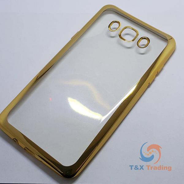 Samsung Galaxy J7 - Chrome Edge Silicone Case