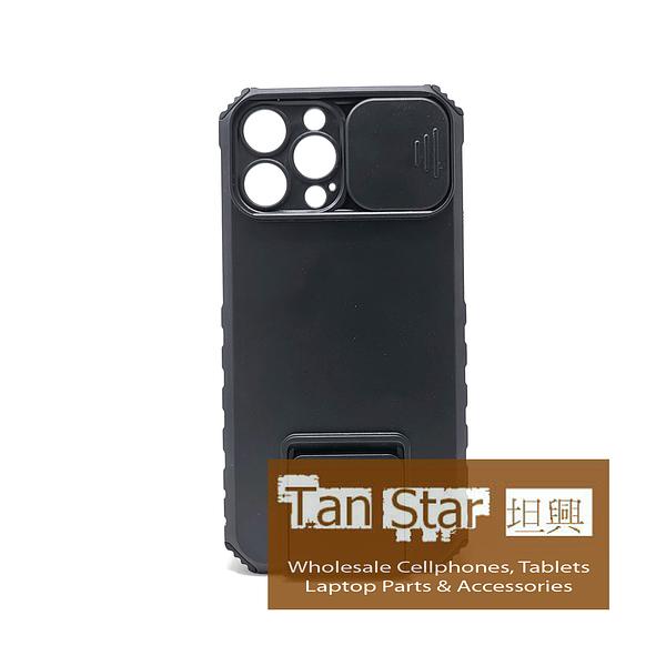 Apple iPhone 14 Pro Max - Stand Up Case with Camera Shield and Kickstand