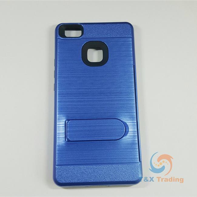 Huawei P9 Lite - Credit Card Holder Case with Kickstand