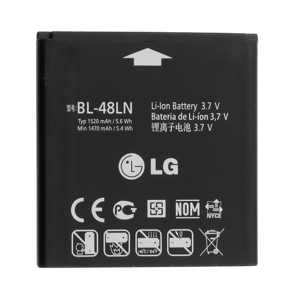 Replacement battery for LG BL-48LN C800 P720 P725