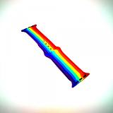 Apple iWatch 38mm / 40mm / 41mm / 42mm ( Series 10 ) - Smart Watch COLOR Series Silicone Band  Strap  (Mix Colors)