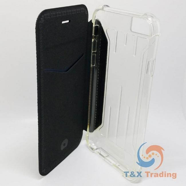 Apple iPhone 6 / 6S - WUW Luxury Flip Cloth Leather Wallet Case