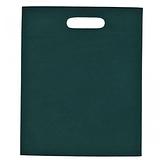 Black Die Cut Non Woven Reusable Bag 15x15.5"