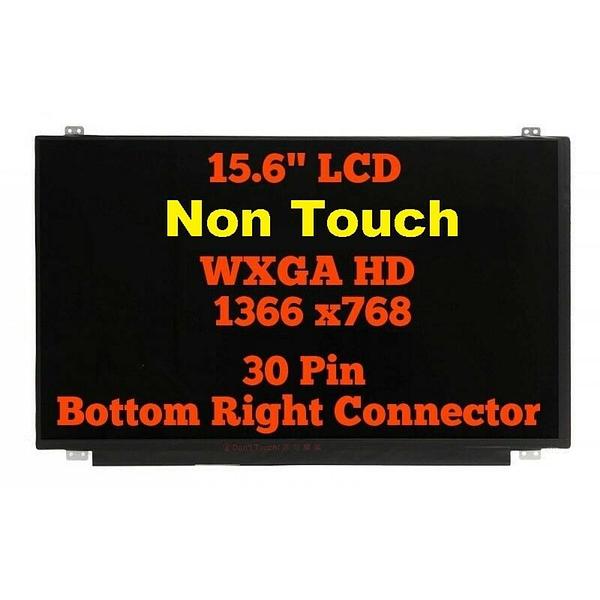 15.6" Laptop LCD Screen 1366x768p 30 Pins with Brackets B156XW04 V.8