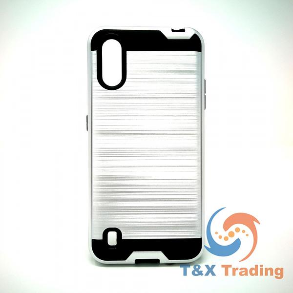 Samsung Galaxy A01 - Slim Sleek Brush Metal Case